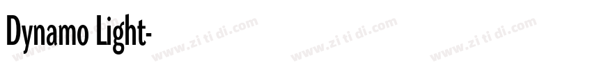 Dynamo Light字体转换